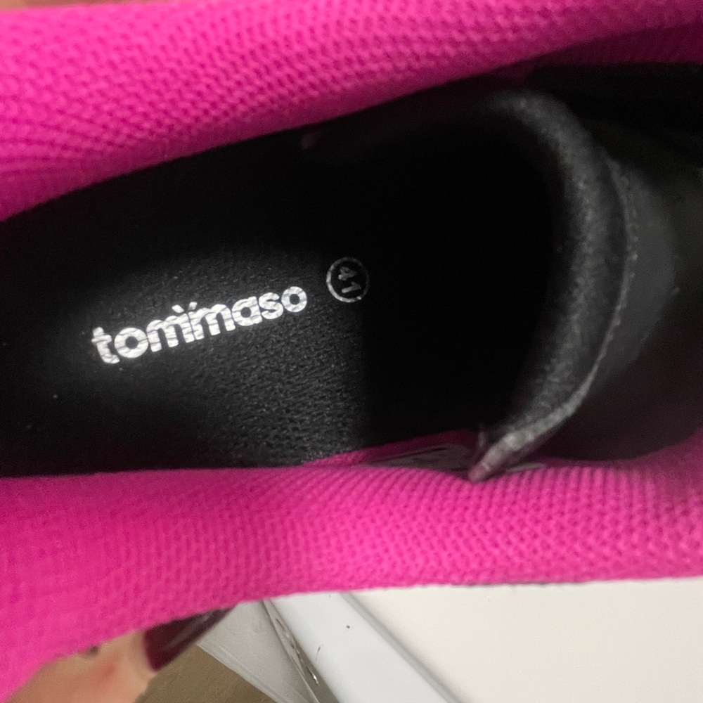 Tommaso Women's Black and Pink Peloton Athletic Shoes - Picture 10 of 11